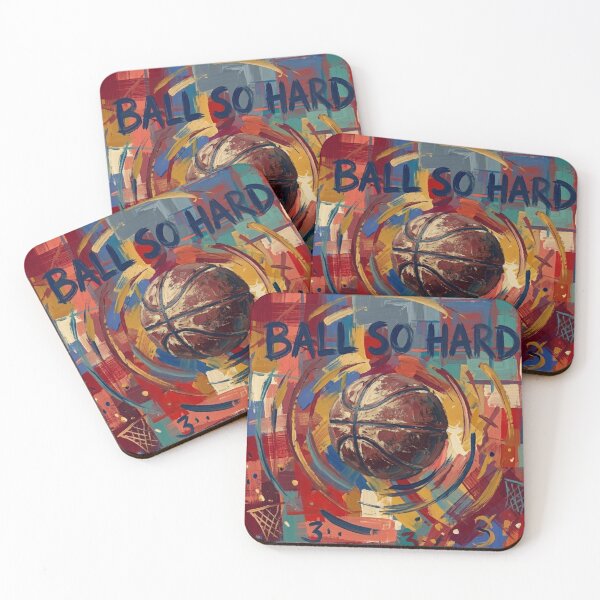 Item preview, Ball So Hard Abstract Basketball Art designed and sold by Modern-Heritage.