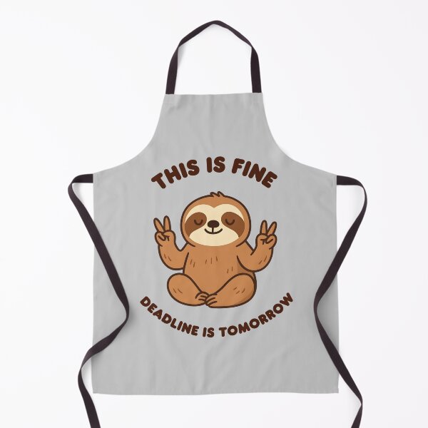 Item preview, This Is Fine Sloth - Deadline Is Tomorrow designed and sold by MerchPOW.