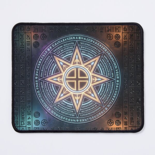 Item preview, Ancient Alien Artifact Panel with Glowing Star Symbol designed and sold by octozap.