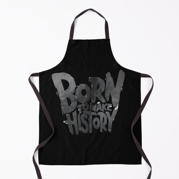 Item preview, BORN TO MAKE HISTORY - Bold Industrial Typography Art designed and sold by LazyGeniusArt.