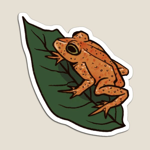 Item preview, Golden toad designed and sold by WillowDoodler.