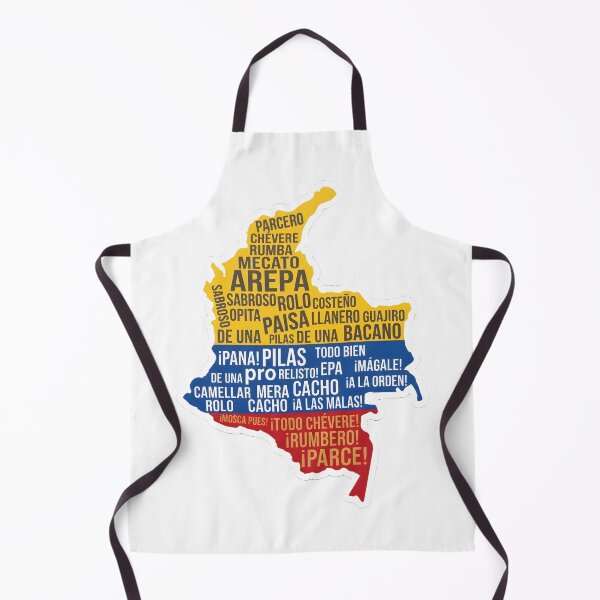 Item preview, Colombian Slang Map — Regional Words Art | Jerga Colombiana designed and sold by ColombianaShop.