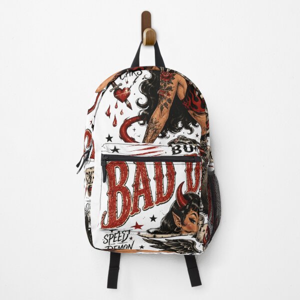 Item preview, Bad Decisions Demon Girl Hot Rod – Retro Pin Up Devil Rockabilly designed and sold by Region.
