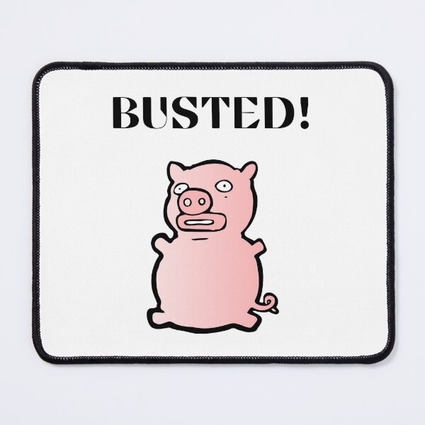 Item preview, Busted Pig Funny Logo designed and sold by logowannawear.