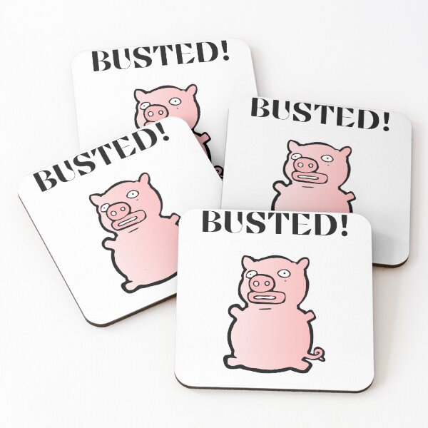Item preview, Busted Pig Funny Logo designed and sold by logowannawear.