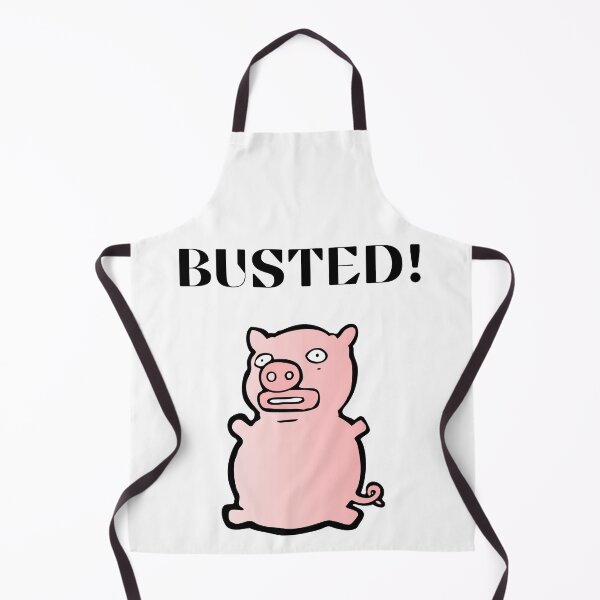 Item preview, Busted Pig Funny Logo designed and sold by logowannawear.