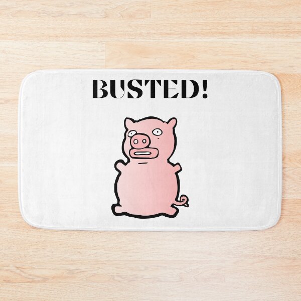 Item preview, Busted Pig Funny Logo designed and sold by logowannawear.