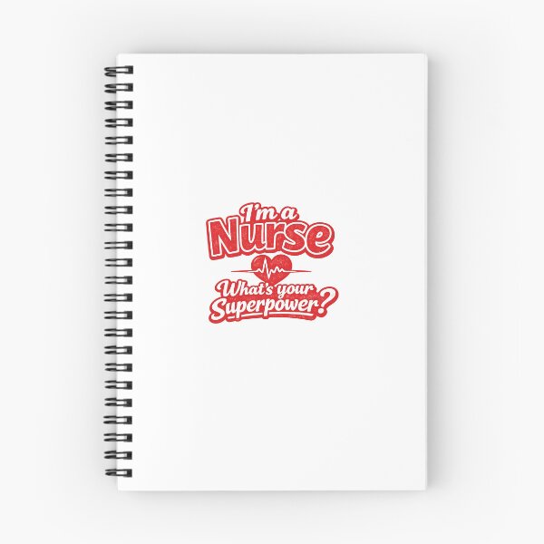 Item preview, *I'm A Nurse What's Your Superpower - Red Heartbeat Nurse Quote Design* designed and sold by Petringo.
