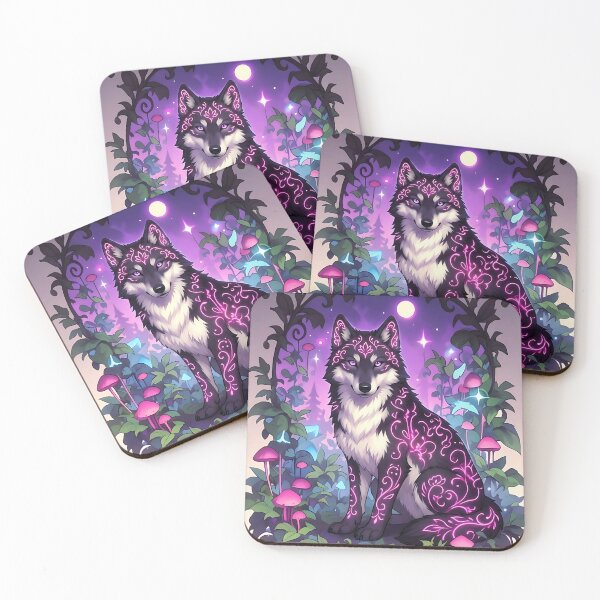 Item preview, Guardian of the Neon Grove designed and sold by MysticalPrintz.