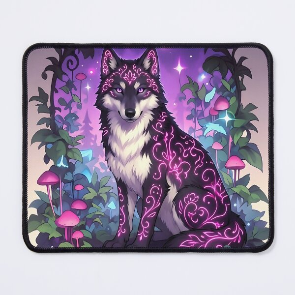 Item preview, Guardian of the Neon Grove designed and sold by MysticalPrintz.