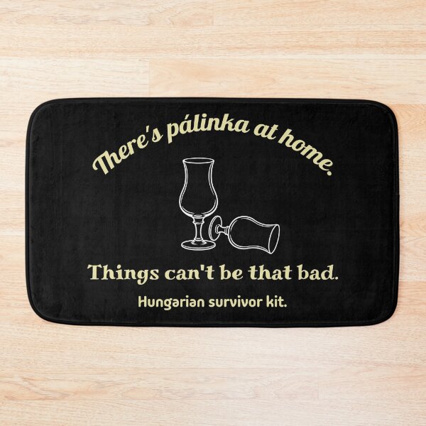 Item preview, There’s Pálinka at Home – Hungarian Survivor Kit Funny Drinking Shirt designed and sold by FriciShop.