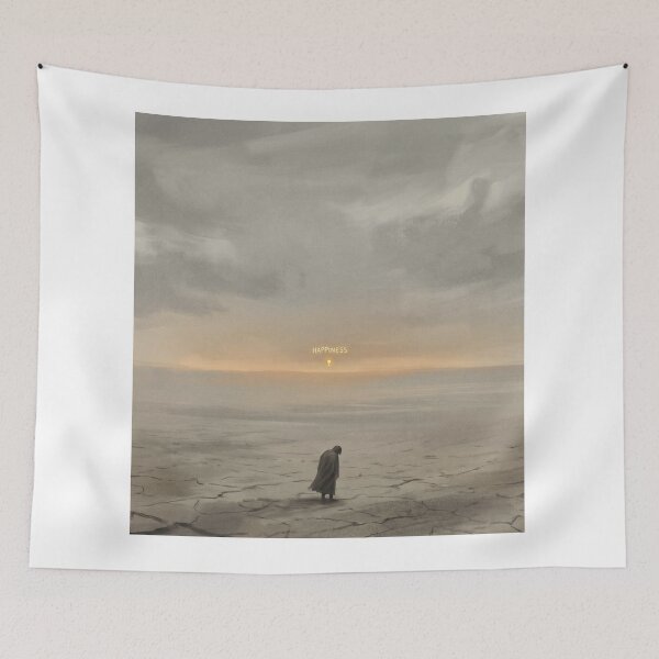 Item preview, Happiness Is Insanely Far Away Nihilist Art designed and sold by Coon & Momo.