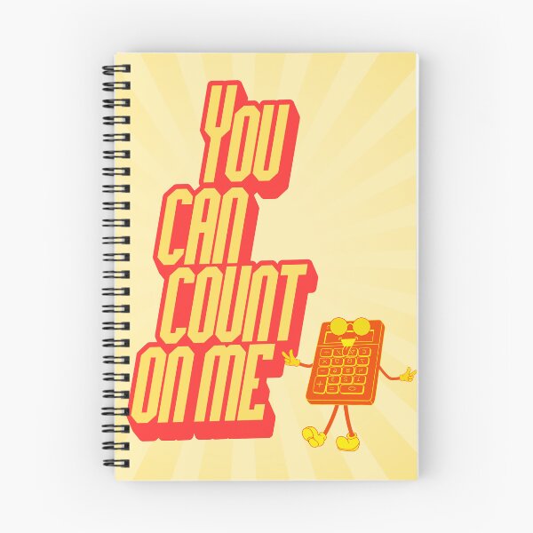 Item preview, You Can Count On Me Calculator Sticker | Funny Retro Math Graphic designed and sold by azLittleLuxur.