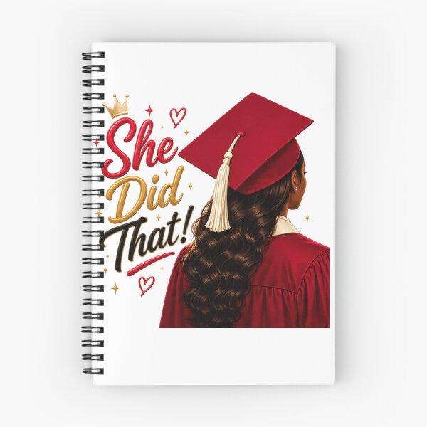 Item preview, She Did That! Crimson and Cream designed and sold by EverMuse Studio.