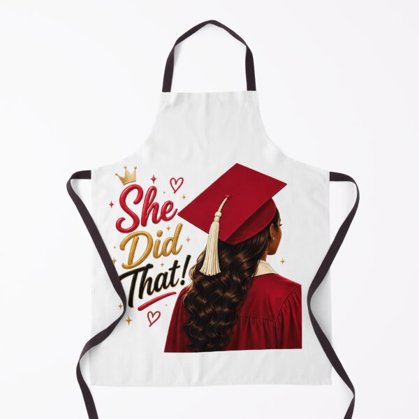 Item preview, She Did That! Crimson and Cream designed and sold by EverMuse Studio.