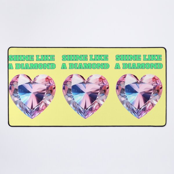 Item preview, Diamond Heart Shine Like A Diamond Quote designed and sold by Mauswohn.