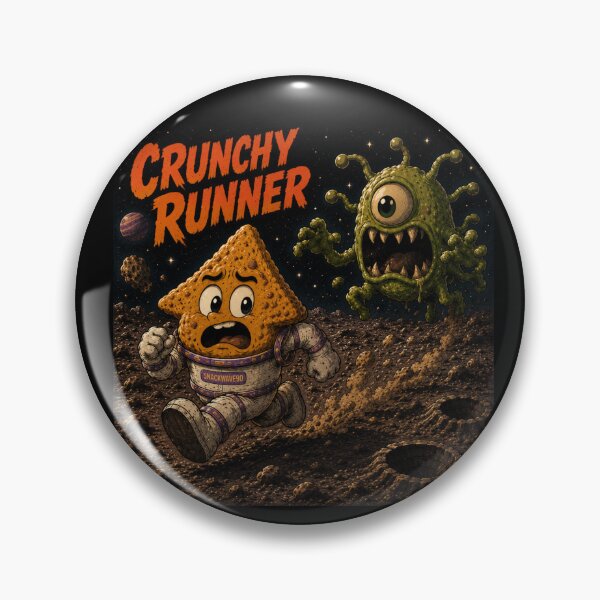 Item preview, Crunchy Runner | Alien Escape Mission | Snackwave90 Exploration Division designed and sold by Snackwave Ninety.