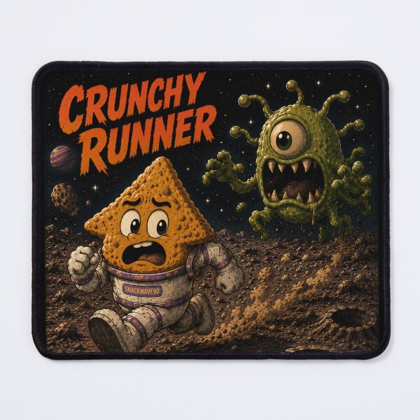 Item preview, Crunchy Runner | Alien Escape Mission | Snackwave90 Exploration Division designed and sold by Snackwave Ninety.