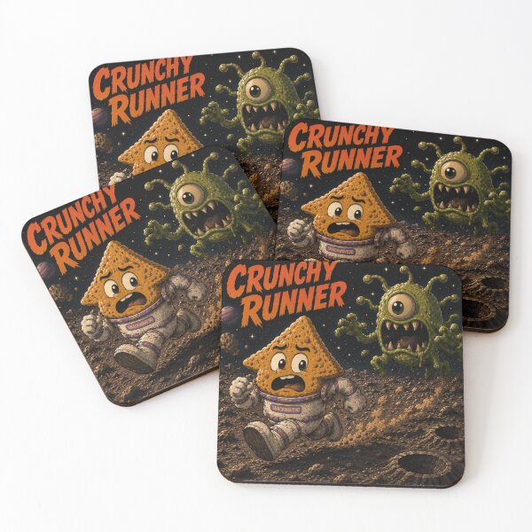 Item preview, Crunchy Runner | Alien Escape Mission | Snackwave90 Exploration Division designed and sold by Snackwave Ninety.