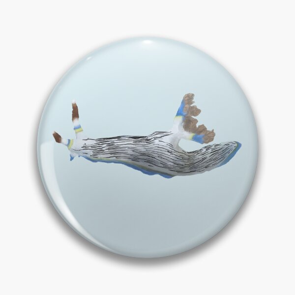 Item preview, Nudibranch - sea slug - Nembrotha lineolata - blue designed and sold by Poulpimousse.