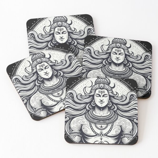 Item preview, God Shiv ji in meditation designed and sold by Manesakshi2004.