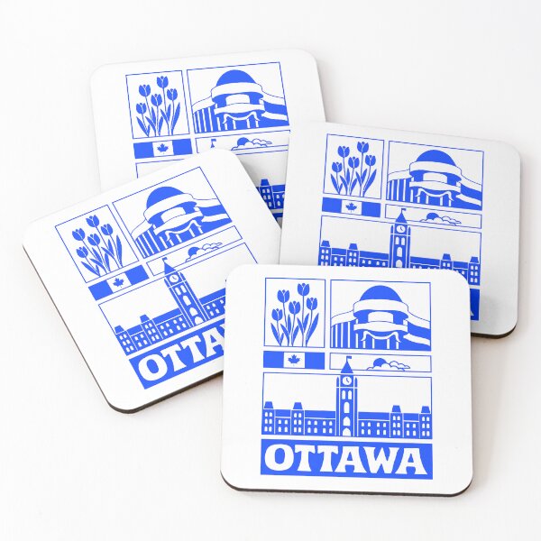 Item preview, Ottawa Blue Line City Collage designed and sold by glowfinder.