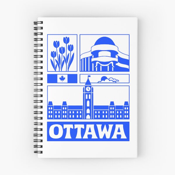 Item preview, Ottawa Blue Line City Collage designed and sold by glowfinder.