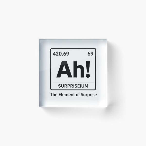 Item preview, The Element of Surprise, Surprisium designed and sold by Inappropriate Ink.
