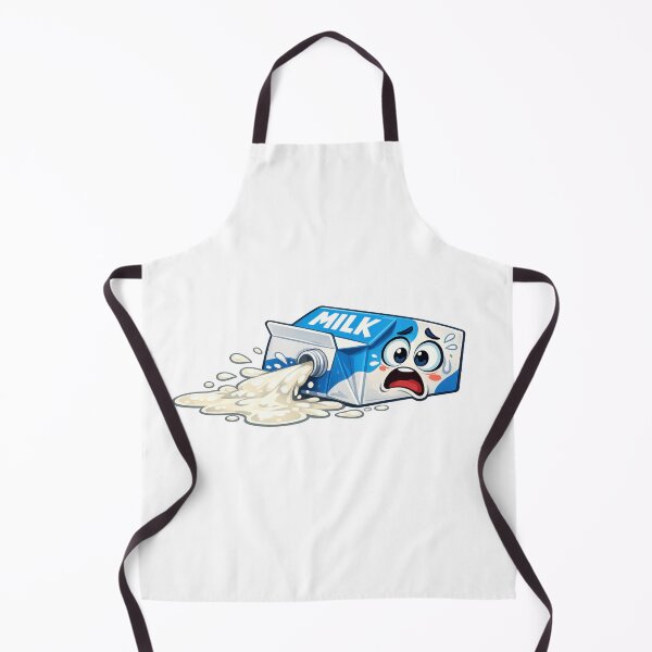 Item preview, Cute Kawaii Spilled Milk Carton Scared Face designed and sold by jgvisualarts.