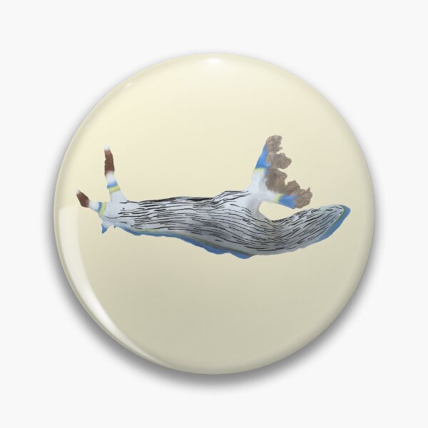 Item preview, Nudibranch - sea slug - Nembrotha lineolata - blue designed and sold by Poulpimousse.