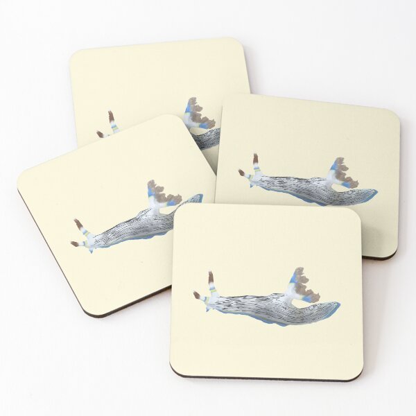 Item preview, Nudibranch - sea slug - Nembrotha lineolata - blue designed and sold by Poulpimousse.