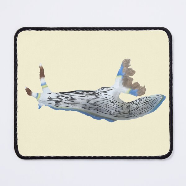 Item preview, Nudibranch - sea slug - Nembrotha lineolata - blue designed and sold by Poulpimousse.