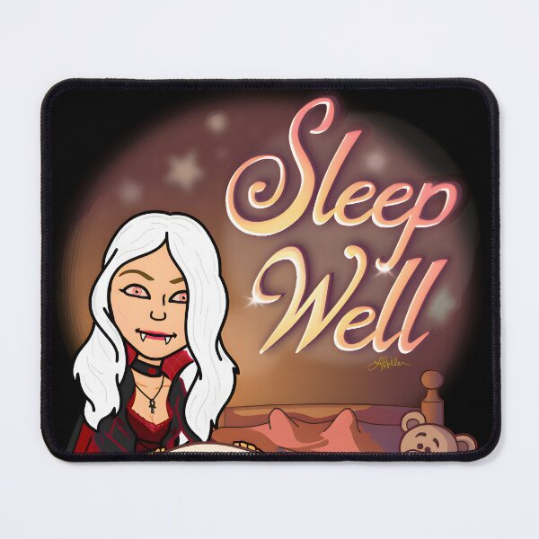 Item preview, Halloween Vampire Sleep Well designed and sold by Lee Hiller Designs.