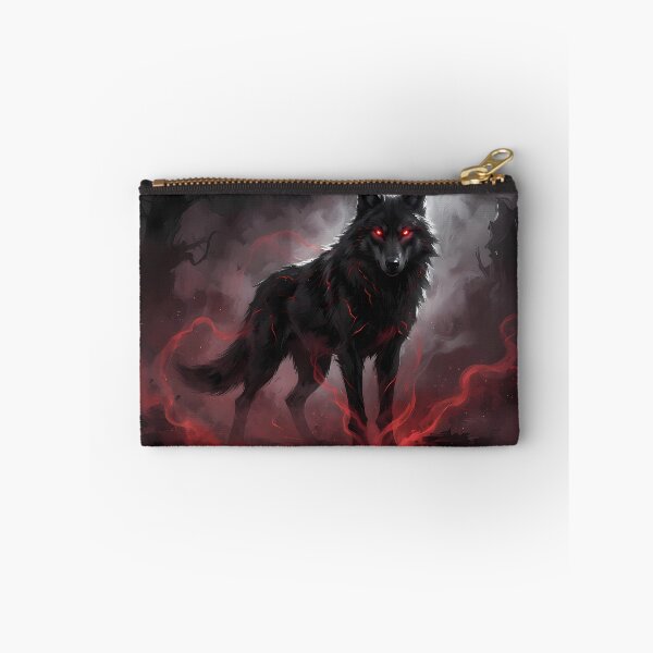 Item preview, Dark Wolf Spirit Gothic Anime Art designed and sold by RkskArt.
