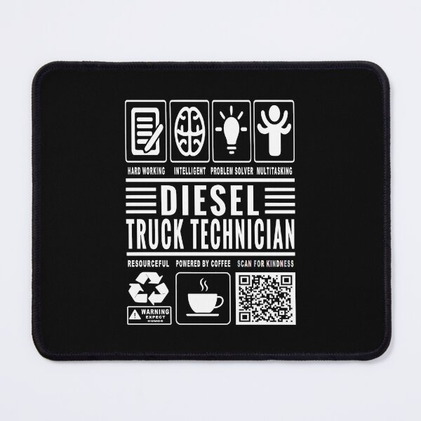 Item preview, Funny Diesel Truck Technician Job Description Icons QR Code designed and sold by MerchMaxxing.