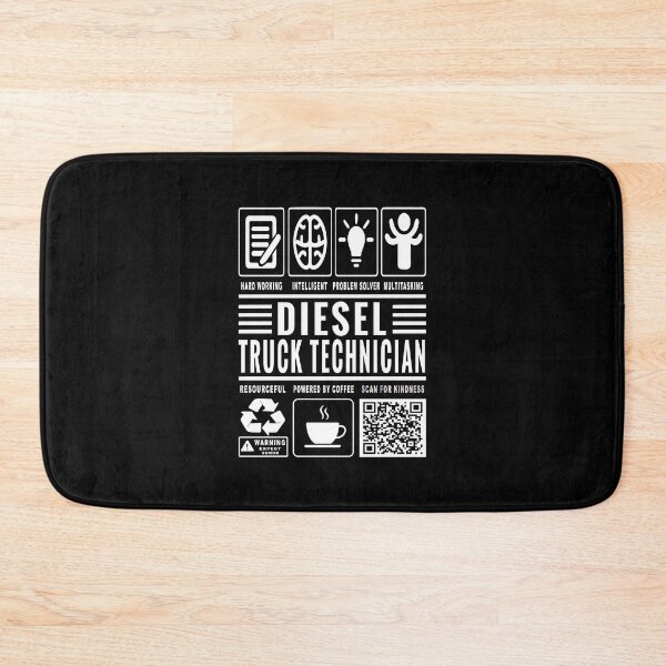 Item preview, Funny Diesel Truck Technician Job Description Icons QR Code designed and sold by MerchMaxxing.