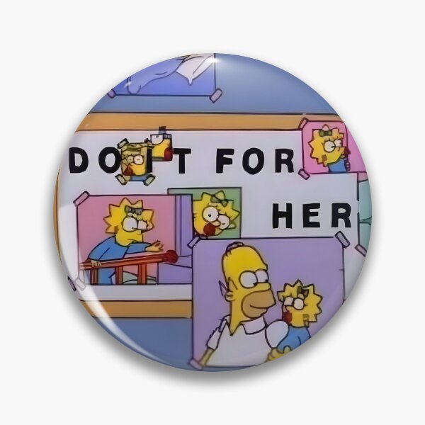Item preview, Homer "Do It For Her" Cartoon Collage Of Maggie designed and sold by DohLab.