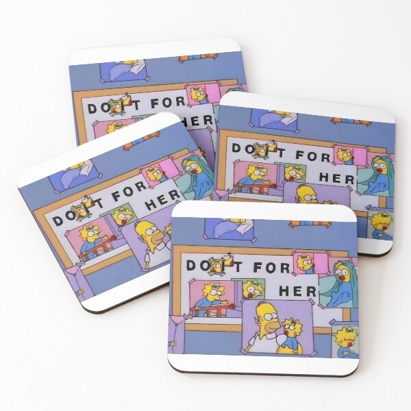 Item preview, Homer "Do It For Her" Cartoon Collage Of Maggie designed and sold by DohLab.