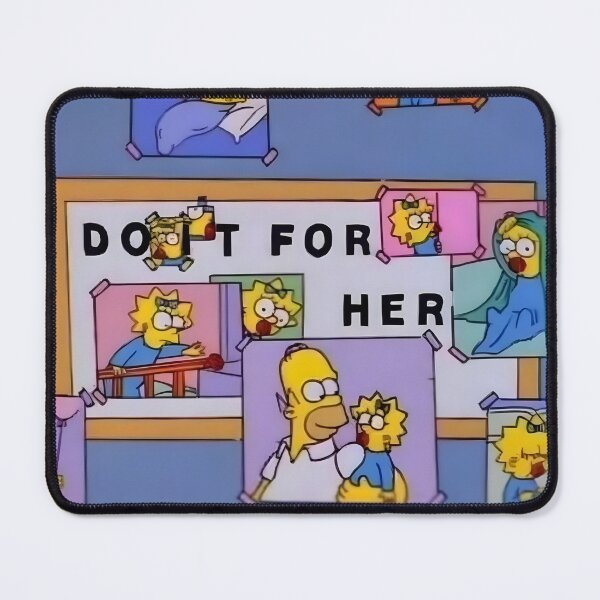Item preview, Homer "Do It For Her" Cartoon Collage Of Maggie designed and sold by DohLab.