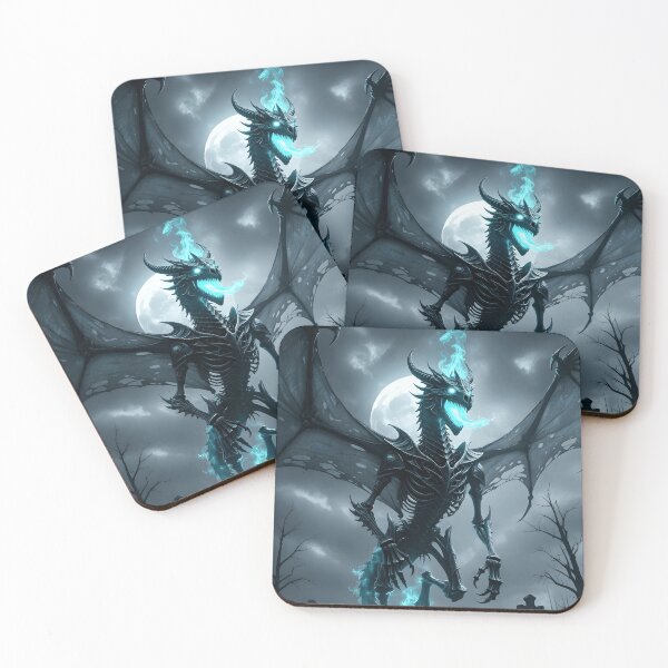 Item preview, Spectral Bone Dragon of the Haunted Graveyard designed and sold by The Confluence.