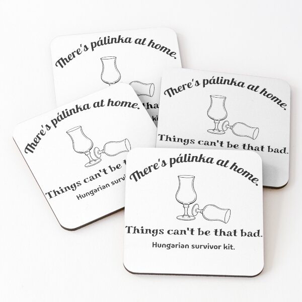 Item preview, There’s Pálinka at Home – Hungarian Survivor Kit Funny Drinking Shirt designed and sold by FriciShop.