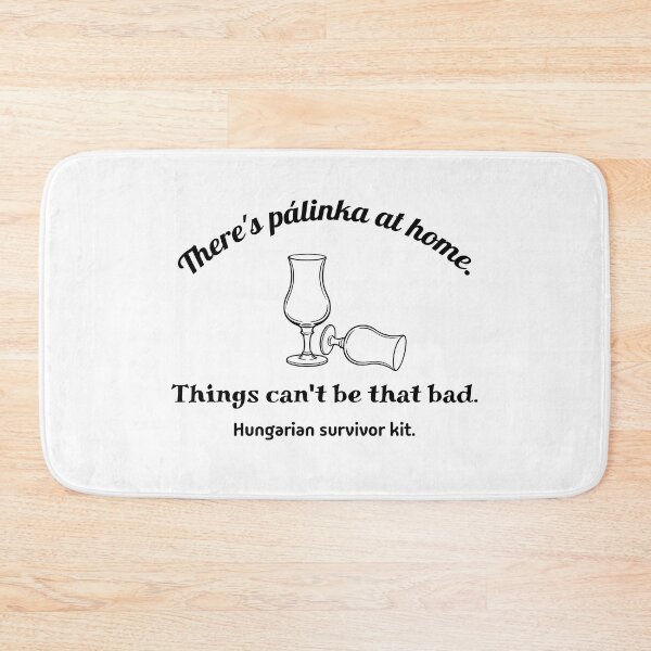 Item preview, There’s Pálinka at Home – Hungarian Survivor Kit Funny Drinking Shirt designed and sold by FriciShop.