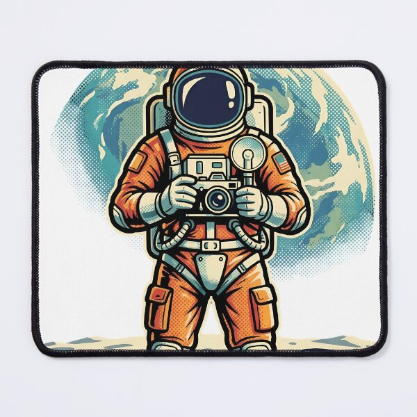 Item preview, Space Tourist Astronaut Retro vintage Space Travel designed and sold by Void and Neon.