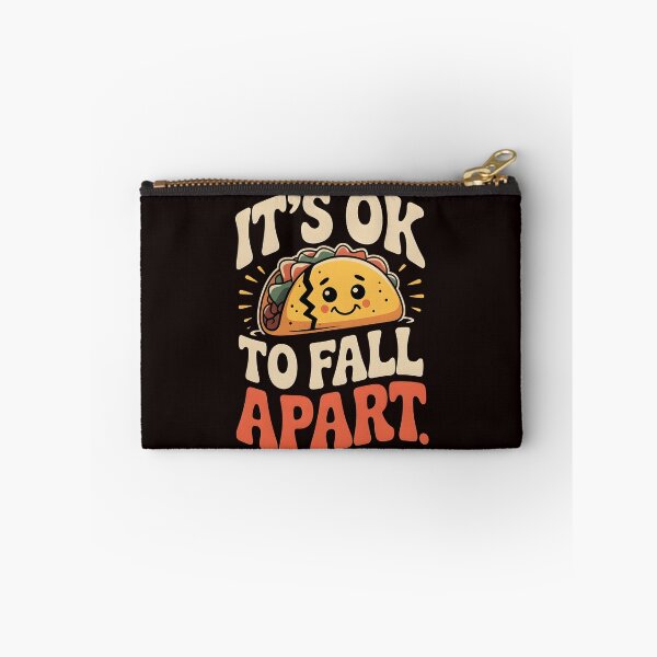 Item preview, It's Ok to Fall Apart Taco – Funny Mental Health Taco Lover Design designed and sold by Redgiant87x.