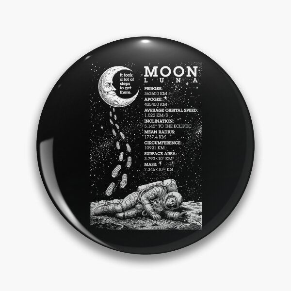 Item preview, Steps To The Moon Science Tired Astronaut Space designed and sold by GrandeDuc.