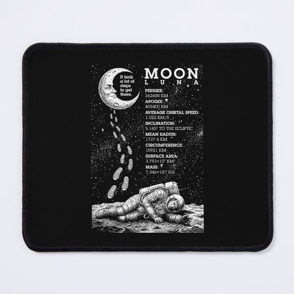 Item preview, Steps To The Moon Science Tired Astronaut Space designed and sold by GrandeDuc.