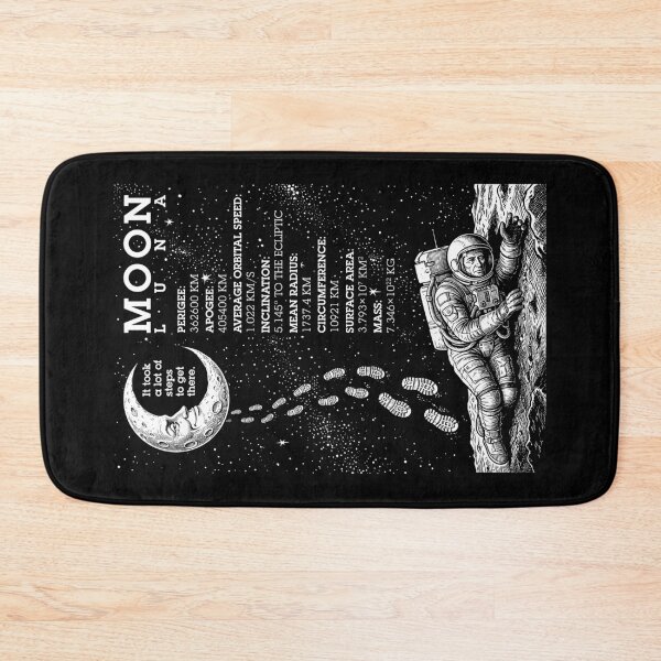 Item preview, Steps To The Moon Science Tired Astronaut Space designed and sold by GrandeDuc.