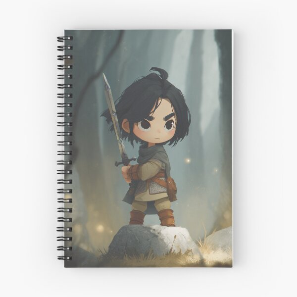 Item preview, Chibi Horned Wanderer | Cute Fantasy Ruins Explorer designed and sold by MyChibiArts.