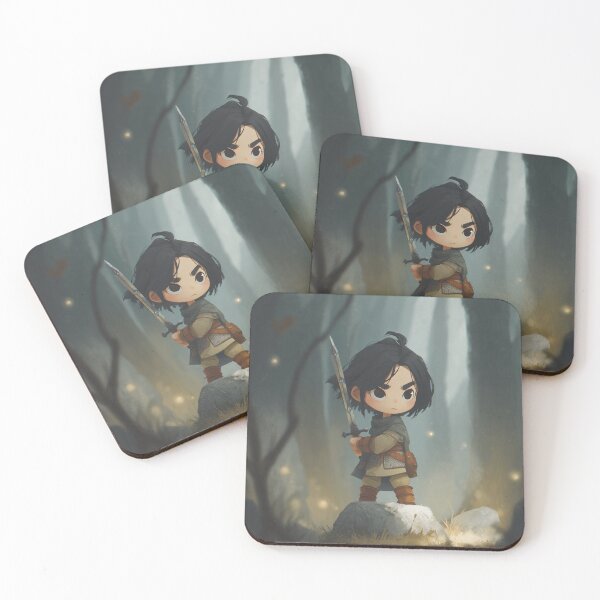 Item preview, Chibi Horned Wanderer | Cute Fantasy Ruins Explorer designed and sold by MyChibiArts.