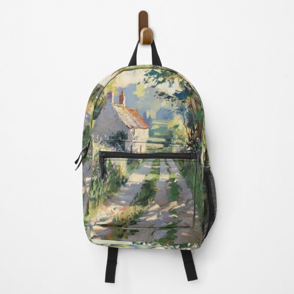Item preview, Stone Cottage in Spring | French Countryside Impressionist Print designed and sold by CARRAANN.